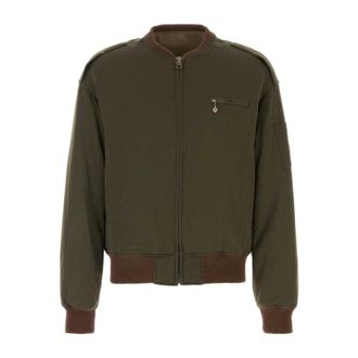 Visvim Gunner Down Jacket - Heren - Gewatteerde jassen - Groen - M - Wol - Jassen