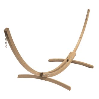 Amazonas Sandals Amazonas Kronos Wooden Hammock Stand - Spruce Wood Frame, 120kg Capacity in Tan