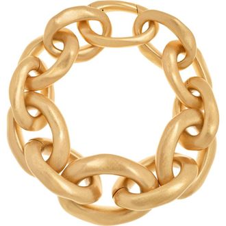 Reiss Tyla Tumbled Chain Bracelet in Gold Tone at Nordstrom