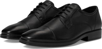 Ecco Milan Cap Toe Tie Oxford Mens Shoes Black : EU 45 (US Mens 11-11.5) D - Medium, Leather