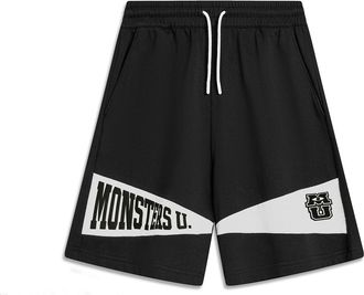 Li-Ning x Disney Monsters University Graphic Shorts Black White AKSU489-2