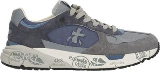 Premiata Blue Mase25 Suede Inserts Sneakers