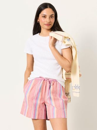 Fat Face FatFace Celia White Short Sleeve T-Shirt