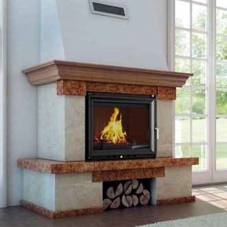 Kratki Wasserf&uuml;hrender Kamineinsatz KRATKI MAJA 8 kW &Oslash; 180