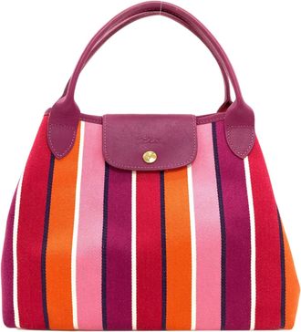 Longchamp pink Canvas Tote Bag (Pre-Owned)
