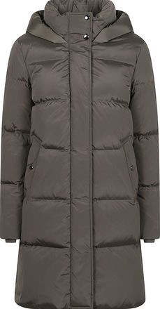 Woolrich Brown Kelly Parka Long Padded Polyamide Parka