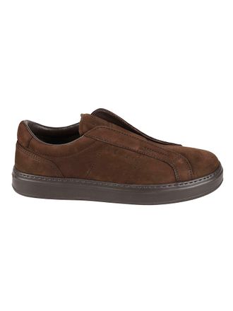 Hogan H668 Smooth Calf Leather Slip-On Sneakers