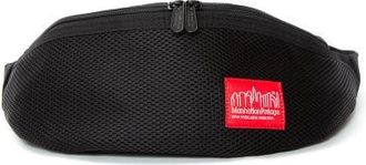 Manhattan Portage Mesh Brooklyn Bridge Belt Bag in Black at Nordstrom