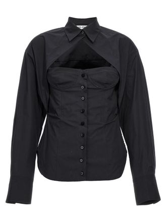 The Attico Black Regular Solid Shirt