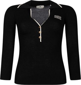 Elisabetta Franchi Polo de lana Elisabetta Franchi