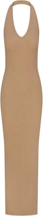 Éterne Maxi halterjurk - Beige
