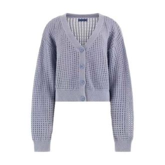 Guess Dames, Truien, Blauw, Maat: XS Katoen