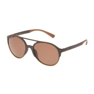 Police Sunglasses, unisex, Brown, Size: ONE SIZE Brown Injected Sunglasses with Protection
