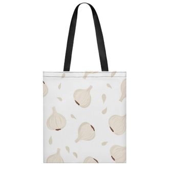Generic Garlic Pattern Womens Tote Casual Shopping Bag Lightweight Shoulder Bags Hobos Handbag for Work Travel Daily 35x40cm