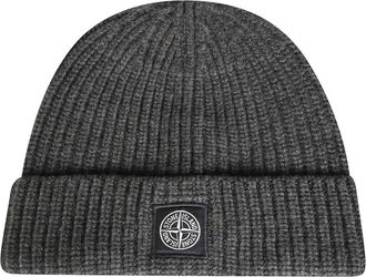 Stone Island Beanies - Heren - Hoeden - Grijs - ONE Size - Accessoires