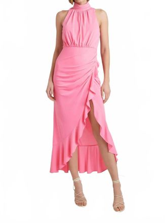 Cinq &agrave; Sept Antonia Ruffle Dress In Pink