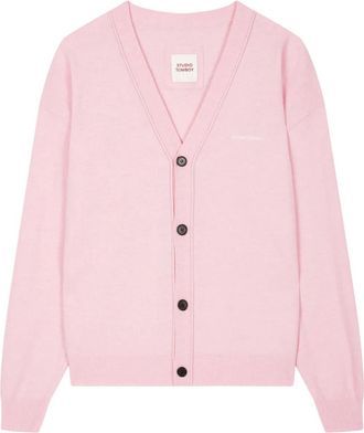 STUDIO TOMBOY Cardigan con scollo a V - Rosa