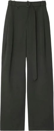 Burberry Cotton-Gabardine Trousers - Womens - Cotton
