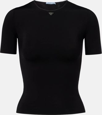 Prada Top con logo