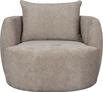 Dutchbone Design Loungesessel Rocca, Cappuccino
