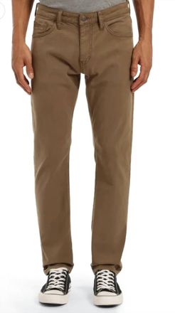 Mavi Jake Slim Leg Jeans In Moss Luxe Twill