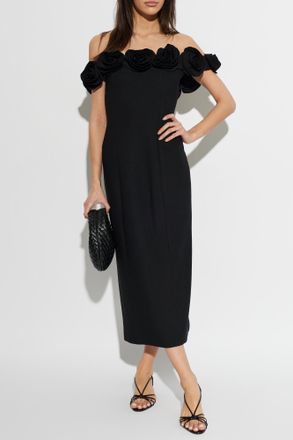Rotate Off-shoulder Dress, Womens, Black