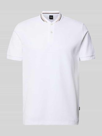 HUGO BOSS Regular Fit Poloshirt aus einer Baumwolle C-PRATT40 in Weiss, Gr&ouml;&szlig;e XXXL