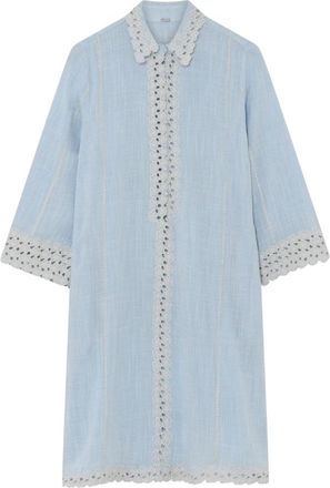 Gustav Shirt Kleedjes - Dames - Shirt Kleedjes - Blauw - XL - Kleedjes