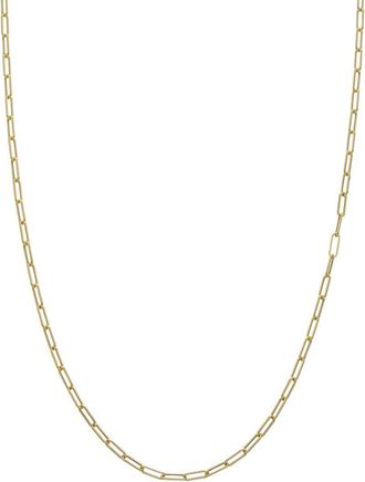 Italian Gold, Inc 10K 2.5Mm Polished Paperclip Necklace