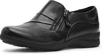 Jambu Thea Womens Flat Shoes Black : 6.5 W, Leather