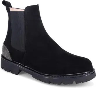 Ron White Gema Water Resistant Bootie in Onyx at Nordstrom, Size 40