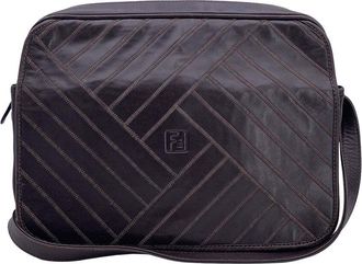 Fendi Fendi Vintage Leather Crossbody Bag Ff (Authentic Pre-Loved)
