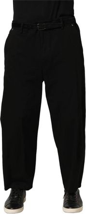 Dolce & Gabbana Chino Broeken - Heren - Wijde Broeken - Zwart - 4XL - Katoen - Broeken