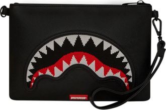 Sprayground Eco-leren Crossbody Clutch Tas - Dames - Clutches - Bruin - ONE Size - Leer - Tassen