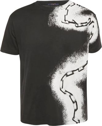 Louis Vuitton T-shirt con stampa - Nero