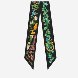 Ferragamo Mini zijden bandeau met Eden-print