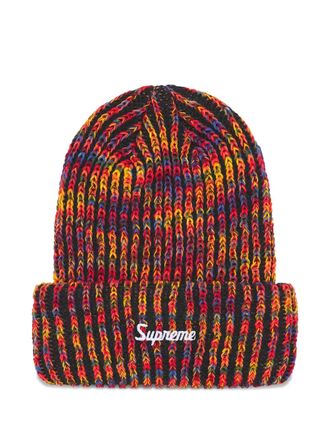 SUPREME loose gauge beanie hat - men - Fabric - One Size - Black