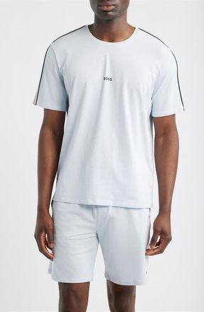 BOSS Unique Stretch Cotton Pajama T-Shirt in Light/Pastel Purple at Nordstrom, Size Xx-Large
