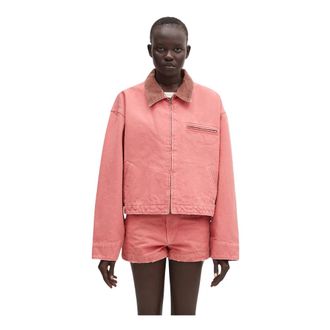 AMBUSH Giacca da lavoro corta in tela - - Jackets - Donna - Arancione - M