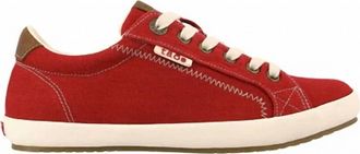 Taos Womens Star Burst Sneaker In Red