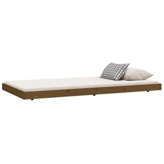 vidaXL Giroletto Marrone Ambra 80x200 cm in Legno Massello di Pino - Vidaxl