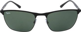 Ray-Ban Green Square Unisex Sunglasses RB3686 186/31 57