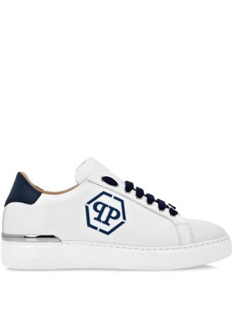 Philipp Plein Hexagon Lo-Top sneakers - unisex - Leather - 41 - White