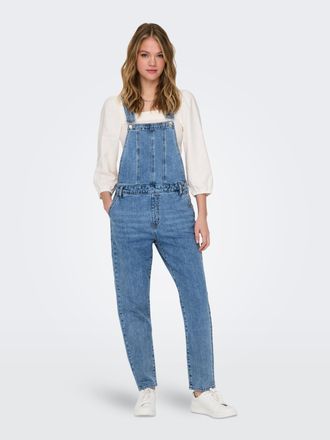 Only Overall ONLY ONLPERCY OVERALL DNM MAE06 NOOS, Damen, Gr. XS, L&auml;nge 32, blau (light blau denim), Denim/Jeans, Obermaterial: 99% Baumwolle, 1% Elasthan,