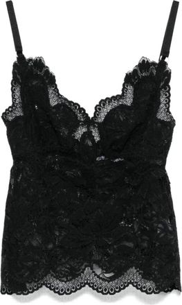 Paco Rabanne Dames, Tops, Zwart, Maat: M Polyamide