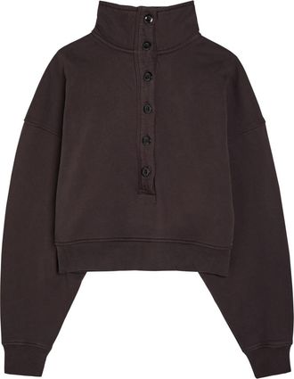 Citizens Of Humanity Citizens OF Humanity Mirelle Cotton Sweatshirt - Dark Brown - S (UK8-10 / S)