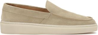Kazar Beige su&egrave;de instap sneakers voor heren - Heren - Loafers - Beige - 46 EU - Su&egrave;de - Schoenen