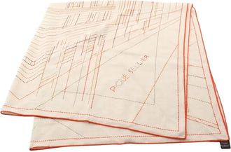 Hermès Foulard Piqué Sellier anni 2000 - Toni neutri