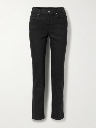 Khaite Jeans Slim-fit A Vita Media Vivian - Nero