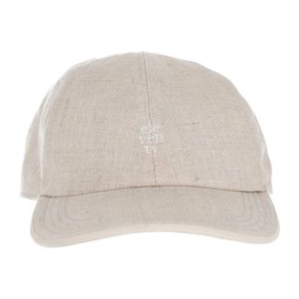 Eleventy Cappello Baseball - Heren - Petten - Beige - ONE Size - Katoen - Accessoires